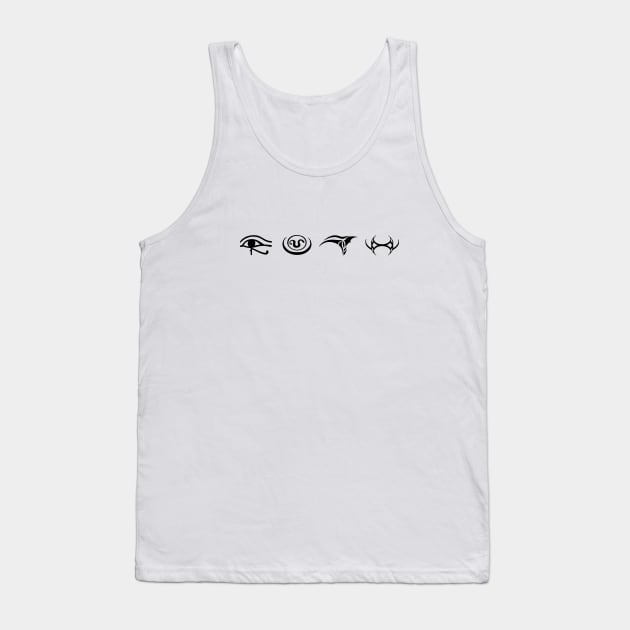 Stargate Goa'uld Symbols Tank Top by Earl Grey